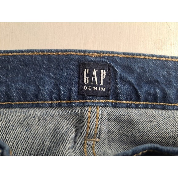 Gap Denim Jeans Women's Size 4/27 R High Rise Medium Wash Ankle Flare Raw Hem - Picture 6 of 8